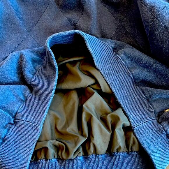 OXFORD GOLF Blue 1/4 Zip Polo Sweater Pullover Men’s Size Medium - Picture 9 of 9